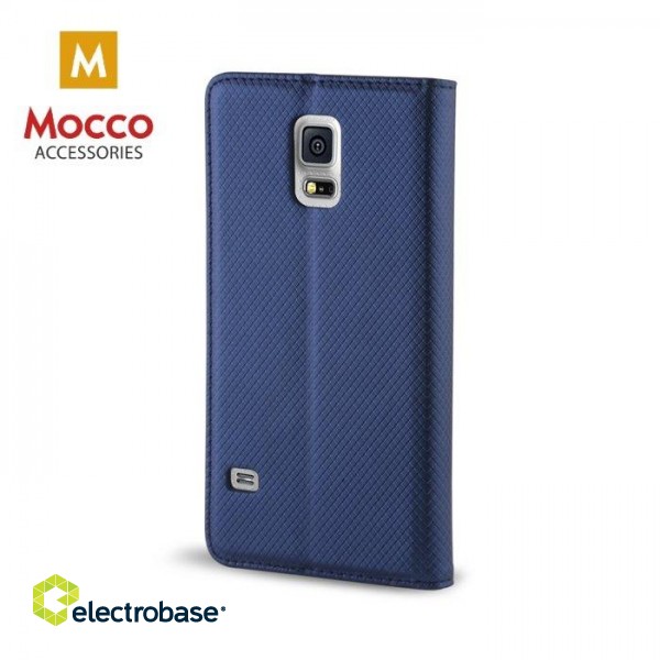 Mocco Smart Magnet Book Case For HTC U12 Plus Blue image 2