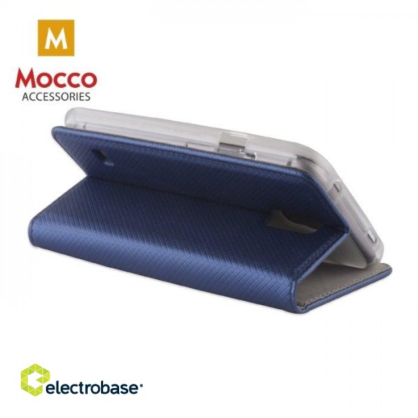 Mocco Smart Magnet Book Case For HTC U12 Plus Blue image 4