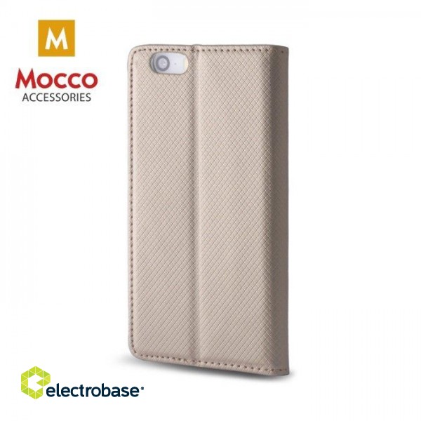 Mocco Smart Magnet Book Case Grāmatveida Maks Telefonam Xiaomi Redmi S2 Zeltains image 2