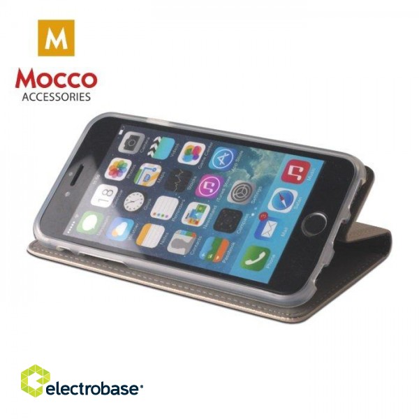 Mocco Smart Magnet Book Case Grāmatveida Maks Telefonam Xiaomi Redmi S2 Zeltains image 3