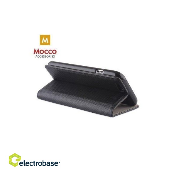 Mocco Smart Magnet Book Case Grāmatveida Maks Telefonam LG K100 K3 Melns image 4