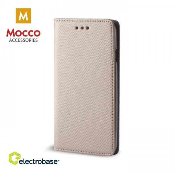 Mocco Smart Magnet Book Case Grāmatveida Maks Telefonam Xiaomi Redmi S2 Zeltains image 1