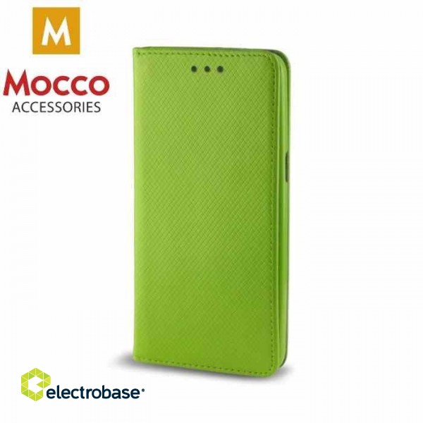 Mocco Smart Magnet Book Case Grāmatveida Maks Telefonam Xiaomi Redmi S2 Zaļš image 1