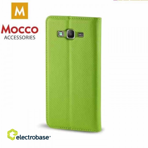 Mocco Smart Magnet Book Case Grāmatveida Maks Telefonam Xiaomi Redmi S2 Zaļš image 2