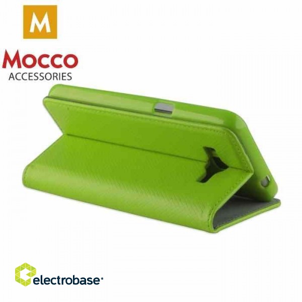 Mocco Smart Magnet Book Case For Xiaomi Redmi S2 Green paveikslėlis 3