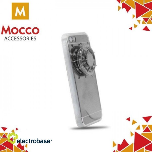 Mocco Spinner Mirror Back Case + Spinner For Mobile Phone Samsung A320 Galaxy A3 (2017) Silver