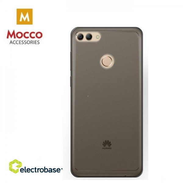 Mocco Ultra Back Case 0.3 mm Силиконовый чехол для Huawei P20 Прозрачный-черный