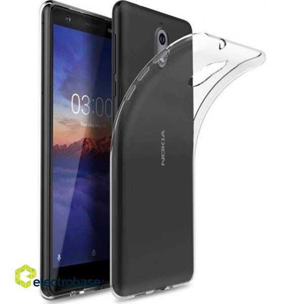 Mocco Ultra Back Case 0.3 mm Aizmugurējais Silikona Apvalks Priekš Nokia 5.1 Plus / Nokia X5 (2018) Caurspīdīgs