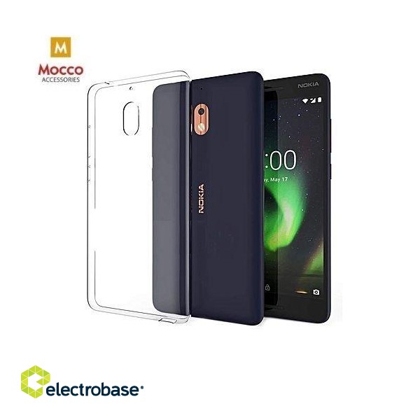 Mocco Ultra Back Case 0.3 mm Silicone Case for Nokia 8 Transparent