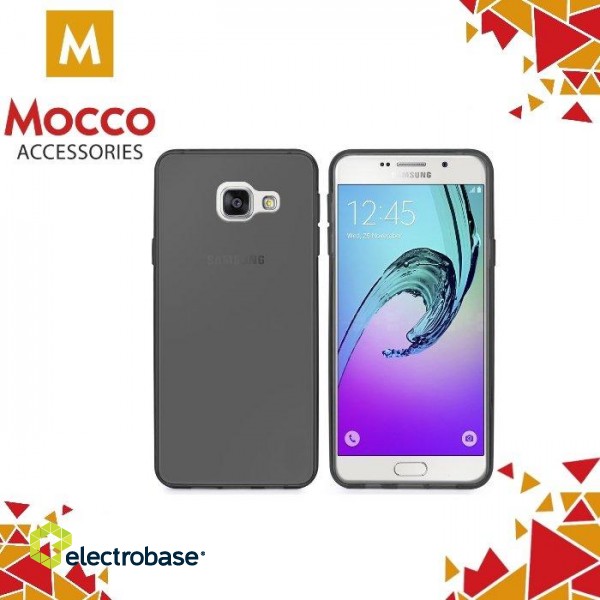 Mocco Ultra Back Case 0.3 mm Силиконовый чехол для Samsung G925 Galaxy S6 Edge Прозрачный-Черный
