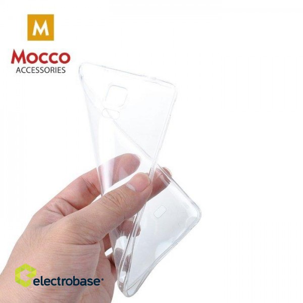 Mocco Ultra Back Case 0.3 mm Silicone Case for Huawei Y9 (2018) Transparent paveikslėlis 2