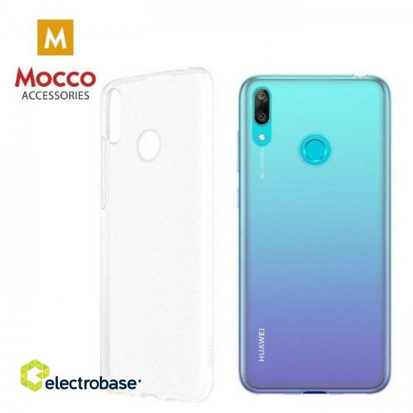 Mocco Ultra Back Case 1 mm Aizmugurējais Silikona Apvalks Priekš Huawei Y6 (2019) / Huawei Y6 Prime (2019) Caurspīdīgs image 1