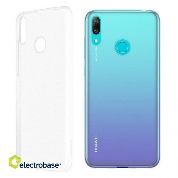 Mocco Ultra Back Case 1 mm Aizmugurējais Silikona Apvalks Priekš Huawei Y6 (2019) / Huawei Y6 Prime (2019) Caurspīdīgs image 2
