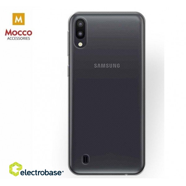 Mocco Ultra Back Case 1 mm Silicone Case for Samsung M105 Galaxy M10 Transparent image 1