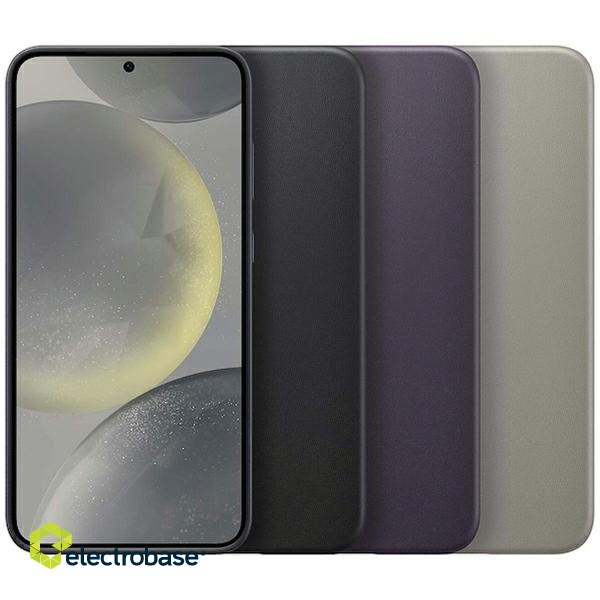 Samsung Vegan Leather Case Maks Priekš Samsung Galaxy S24 image 6