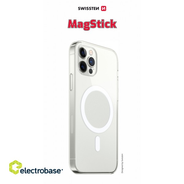 Swissten Clear Jelly MagStick Back Cace for Apple IPhone 15 Pro paveikslėlis 1