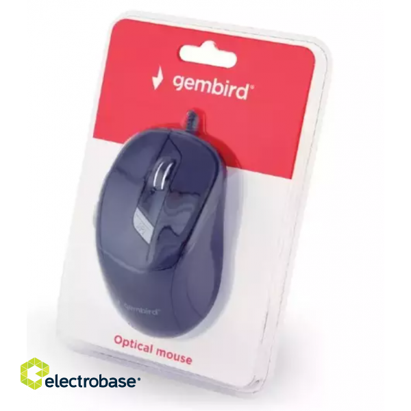 Gembird MUS-6B-01 Mouse 1600 DPI paveikslėlis 2