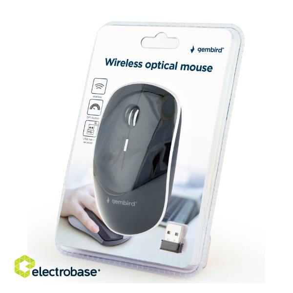 Gembird MUSW-4BS-01 Silent Wireless PC Mouse image 2