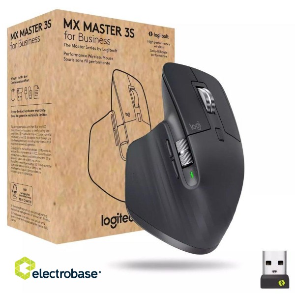 Logitech MX Master 3S Wireless Mouse paveikslėlis 3
