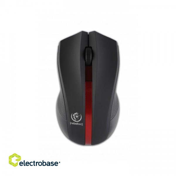 Rebeltec Galaxy Wireless Gaming Mouse with 1600 DPI USB Black / Red