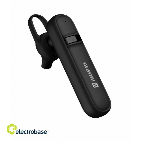 Swissten Eco Friendly Caller Bluetooth 5.0 HandsFree Austiņa ar Funkciju MultiPoint / CVC Noise Reduction image 1