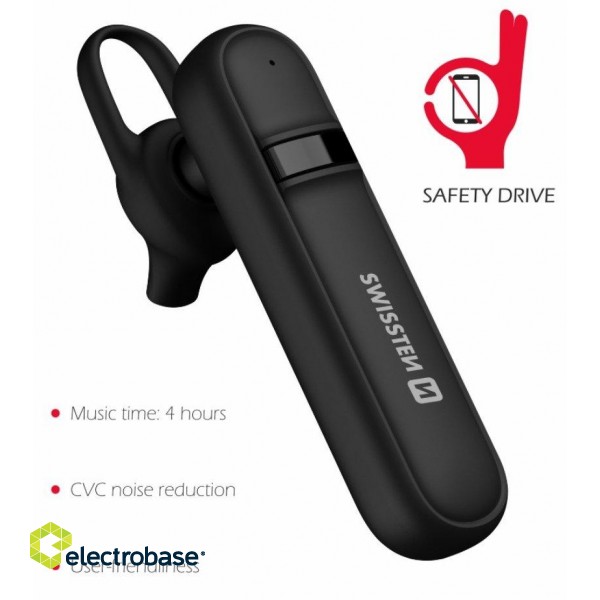 Swissten Caller Bluetooth HandsFree Headset with MultiPoint / CVC Noise Reduction paveikslėlis 3