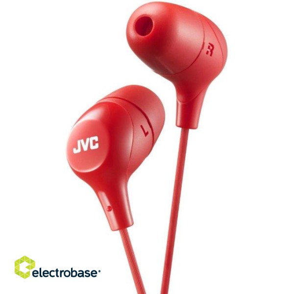 JVC HA-FX38-R-E Marshmallow Headphones paveikslėlis 1