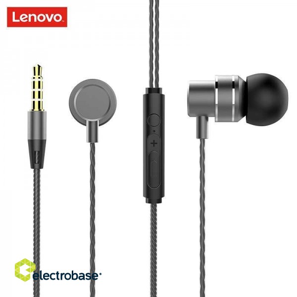 Lenovo HF118 In-Ear Wired Earphones with built-in Mic paveikslėlis 1