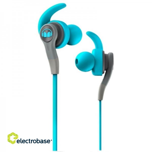Monster iSport Compete Sport Headsets Blue paveikslėlis 1