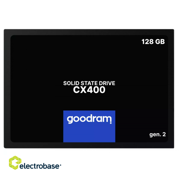Goodram CX400 Gen.2 SSD Disks 128GB image 1