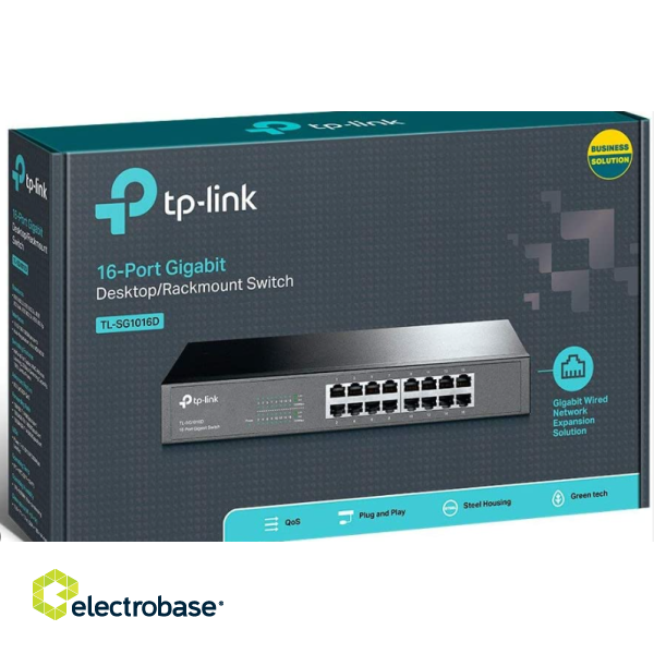 TP-LINK TL-SG1016D Network Switch image 2