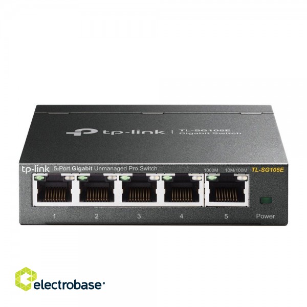 TP-Link TL-SG105E 1Gbit Tīkla komutators 5port / 1000Mb/s image 1