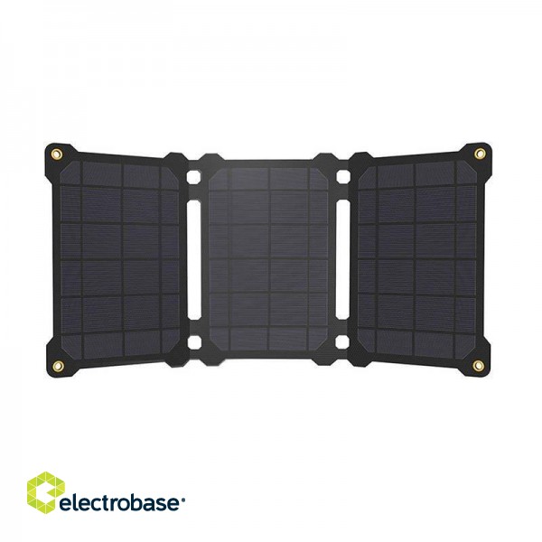 Allpowers AP-ES-004-BLA Portatīvais saules panelis / lādētājs 21W image 1