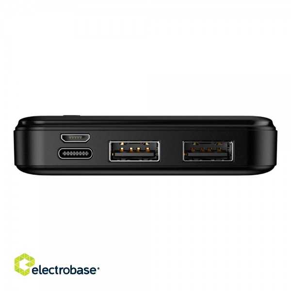 Maxlife MXPB-01 Power Bank / Micro USB / Type-C / 2x USB / 10 000 mAh paveikslėlis 4
