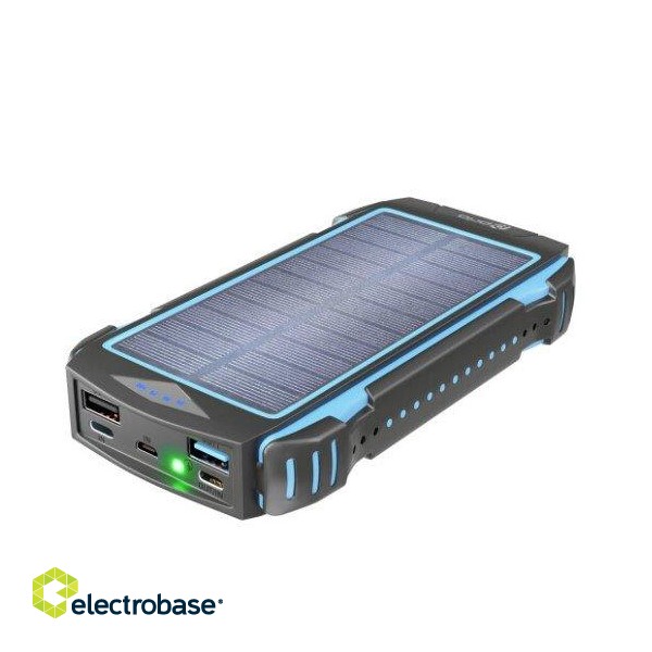 Prio Fast Charge Solar Power Bank Solārā Ārējas Uzlādes Baterija 20000 mAh image 1
