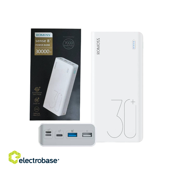 Romoss Sense 8+ Powerbank 30000mAh фото 1