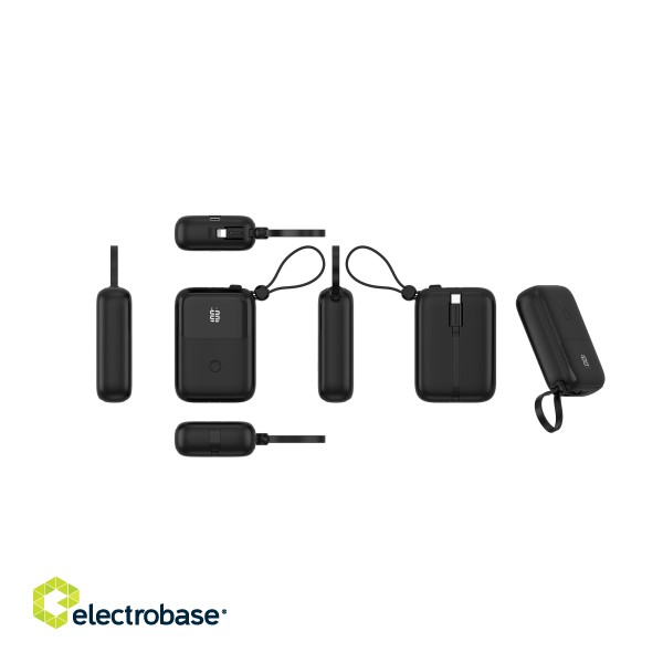 Swissten Power Bank  Ārējas uzlādes baterija ar USB-C un Lightning Kabeli 10 000 mAh 22.5W image 6