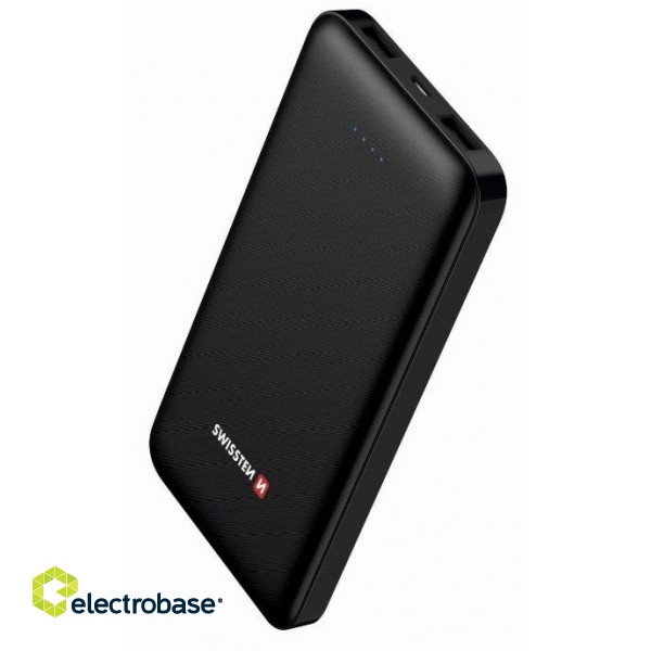 Swissten Worx Power Banka Universāla Ārējas Uzlādes Baterija 2x 2.4А USB / Smart IC / 20000 mAh image 1