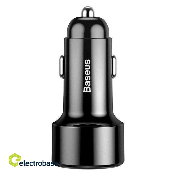 Baseus Magic Series Автомобильное зарядное устройство с LCD / PPS / QC4+ / PD / 45W / 6A / Черное фото 4