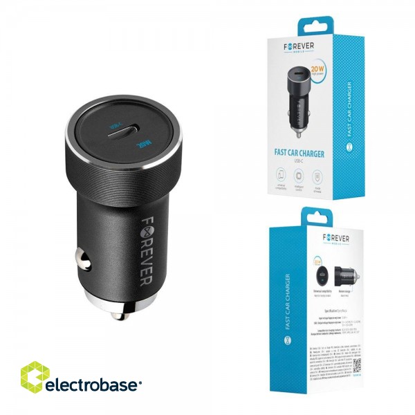 Forever CC-06 USB-C Car Charger 20W image 4