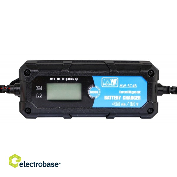 RoGer MW-SC4B Зарядное устройство для аккумулятора 6V / 12V фото 2