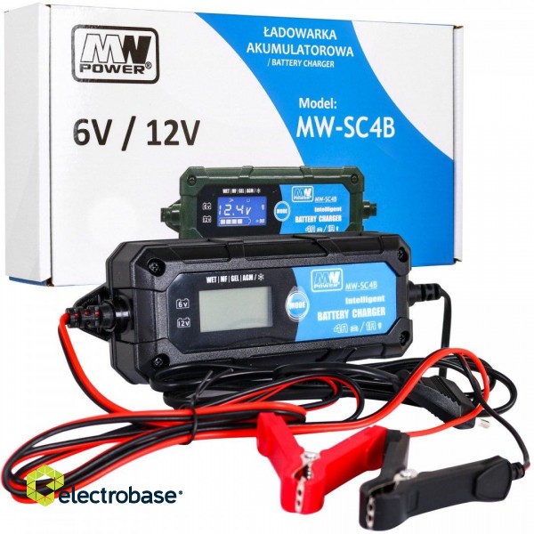 RoGer MW-SC4B Зарядное устройство для аккумулятора 6V / 12V фото 3
