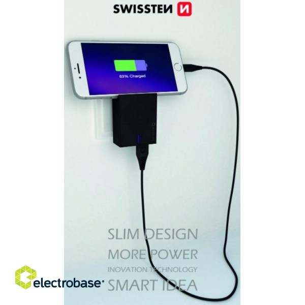 Swissten Premium 20W Mains Charger for all Apple iPhone 12 / 13 / 14 Series Models paveikslėlis 3
