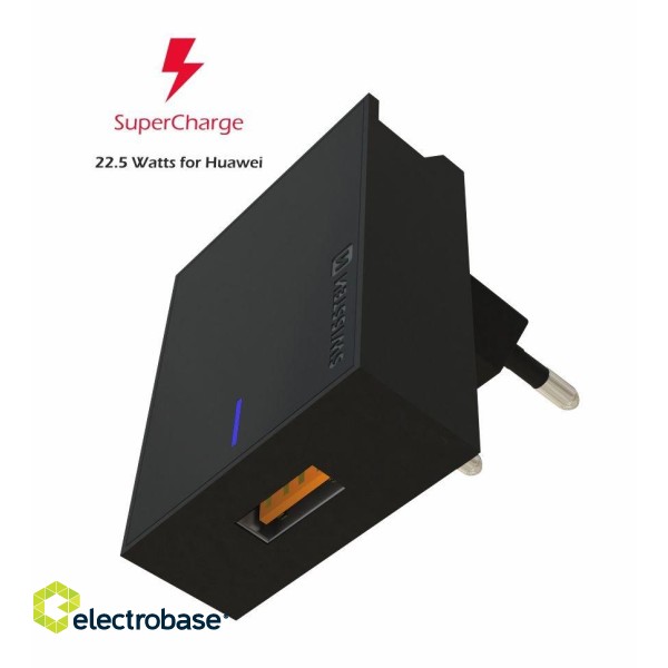 Swissten Premium 22.5W Huawei Super Fast Charge Сетевое зарядное устройство  5V / 4,5A (FCP) фото 1