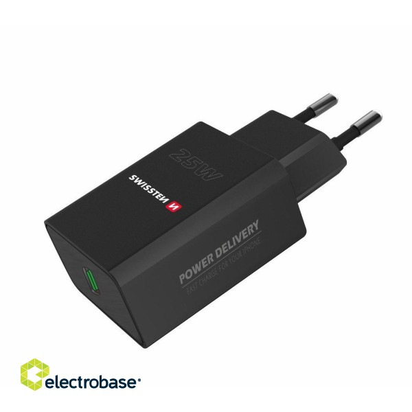 Swissten Premium 25W Travel Charger USB-C PD 3.0 image 3