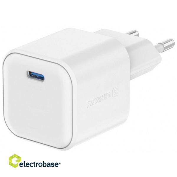 Swissten Travel Charger GaN USB-C 35W PD image 1