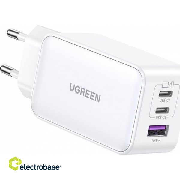 Ugreen15334 Nexode Charger USB-A / 2x USB-C / 65W image 2