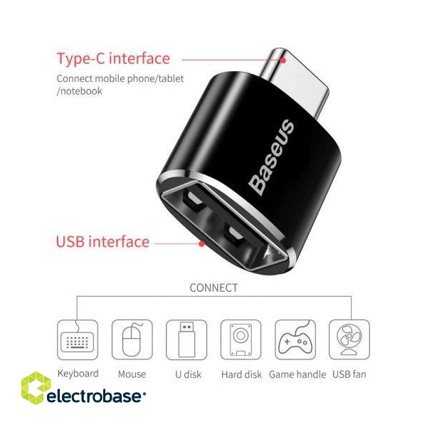 Baseus Converter USB /  Type-C Adapteris image 8