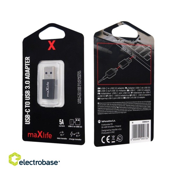 Maxlife  Adapter USB-C / USB 3.0 image 3