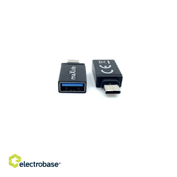 Maxlife USB 3.0 to USB-C Adapteris image 1